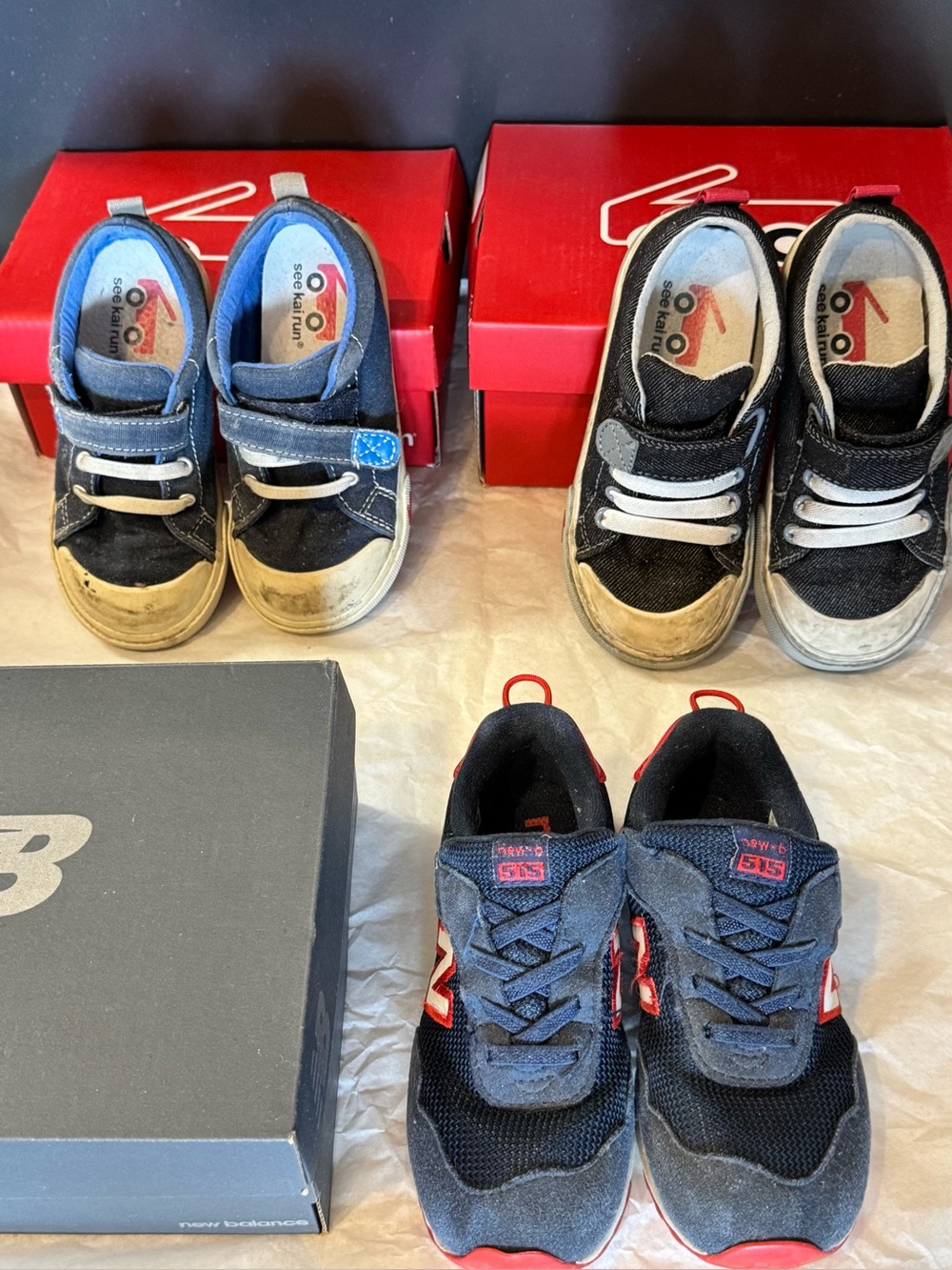 3 Pairs Bundle of 9/9.5 Boy Sneakers